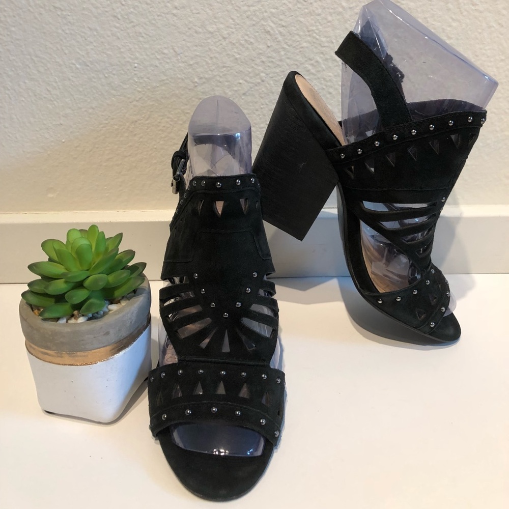 Vince Camuto Black Reston Sandal - Women’s Sz 8